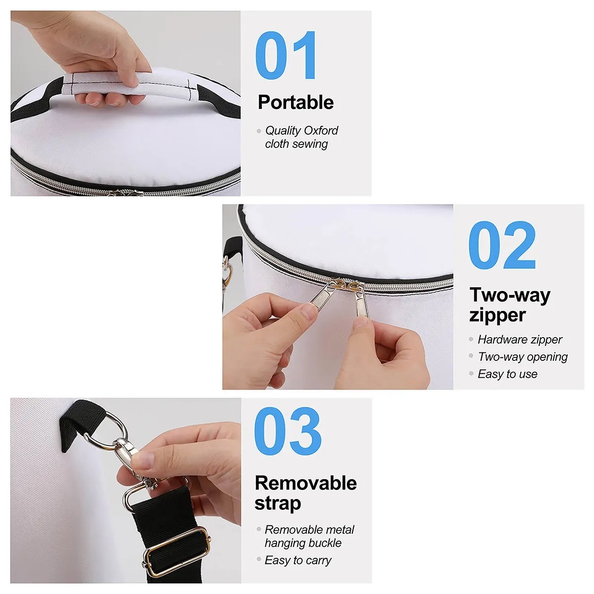 Insulated Cylinder Cooler Bag - Image 4