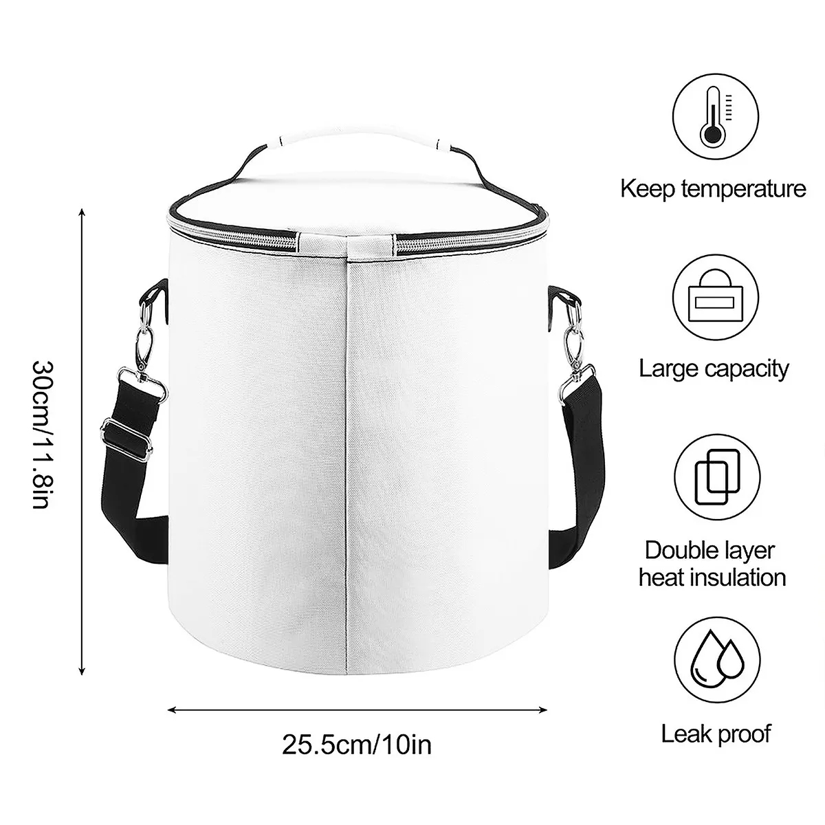 Insulated Cylinder Cooler Bag - Image 3