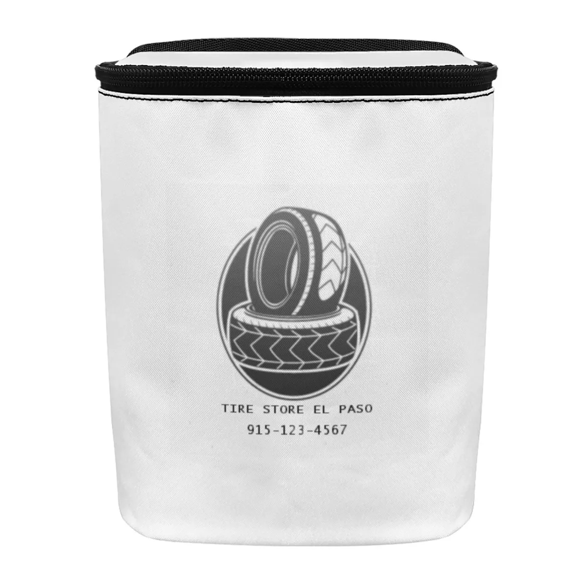 White Hanging Trash Bag - Image 3